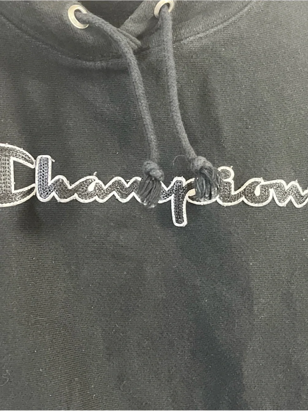 Champion Black Sweatshirt Hoodie Size Medium Boys